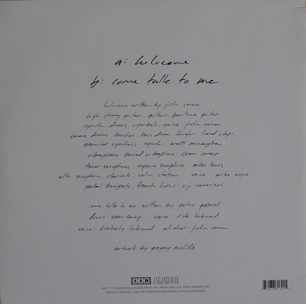 Bon Iver : Holocene (12", Single)