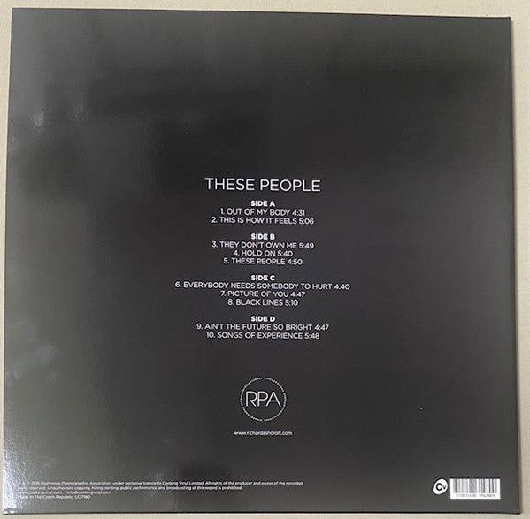 Richard Ashcroft : These People (2xLP, Album, Ltd, RE, Cle)