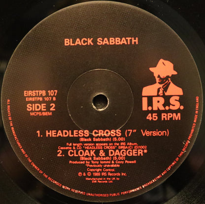 Black Sabbath : Headless Cross (12", Single, Num)