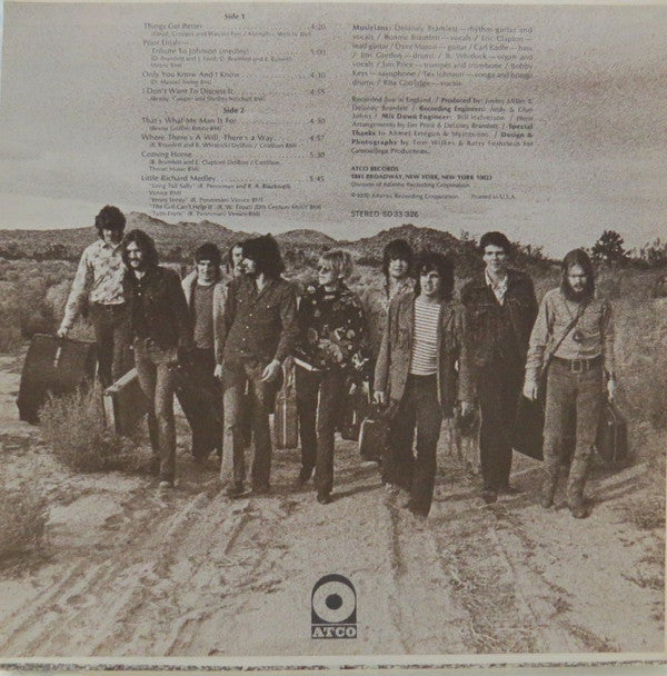 Delaney & Bonnie & Friends With Eric Clapton : On Tour (LP, Album, RE)