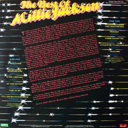 Millie Jackson : The Best Of Millie Jackson (LP, Comp, Mono)