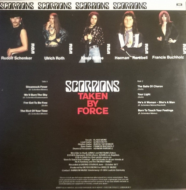 Scorpions : Taken By Force (LP, Album)