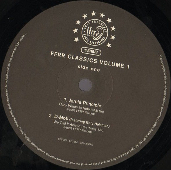 Various : FFRR Classics Volume 1 1988 (12", Num)