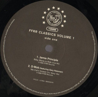 Various : FFRR Classics Volume 1 1988 (12", Num)