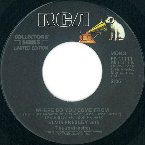 Elvis* : Return To Sender (7", Single, Mono, Ltd, RE, Styrene, Ter)