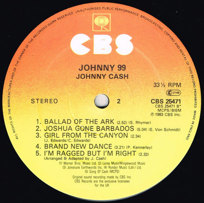 Johnny Cash : Johnny 99 (LP, Album)