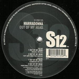 Marradonna : Out Of My Head (12")