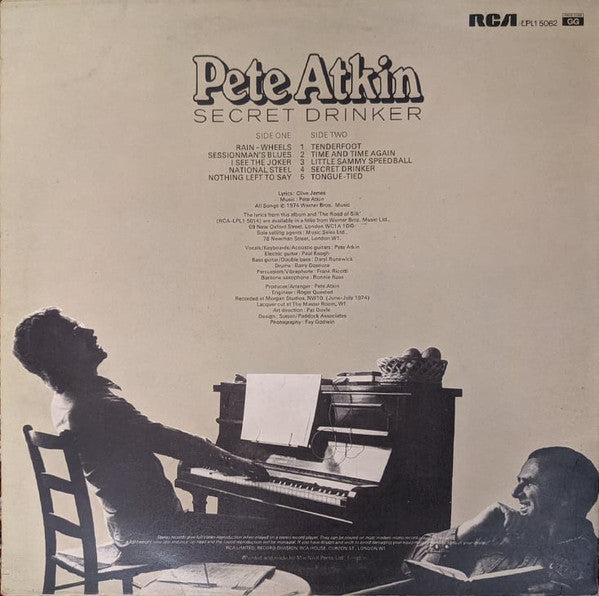 Pete Atkin : Secret Drinker (LP, Album)