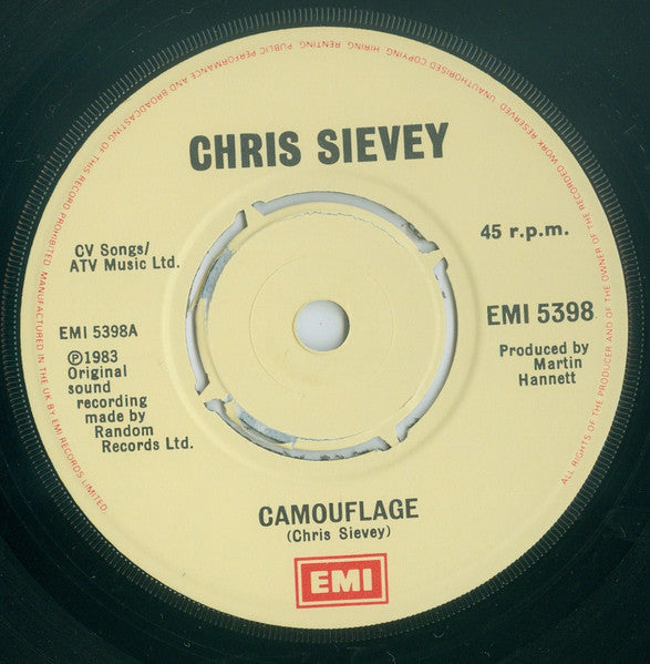 Chris Sievey : Camouflage (7", Single)