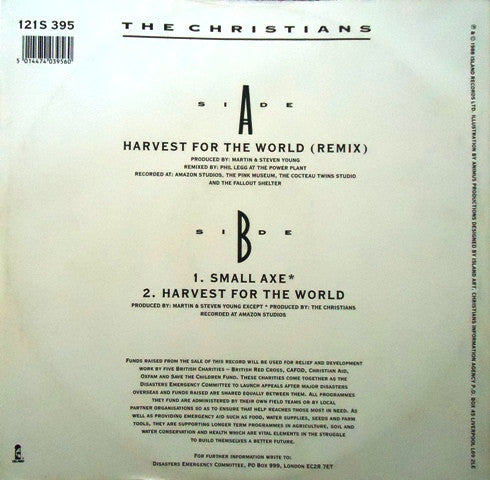 The Christians : Harvest For The World (12")