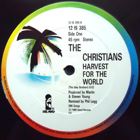 The Christians : Harvest For The World (12")