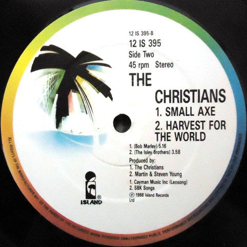 The Christians : Harvest For The World (12")