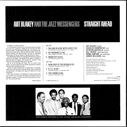 Art Blakey And The Jazz Messengers* : Straight Ahead (LP, Album)