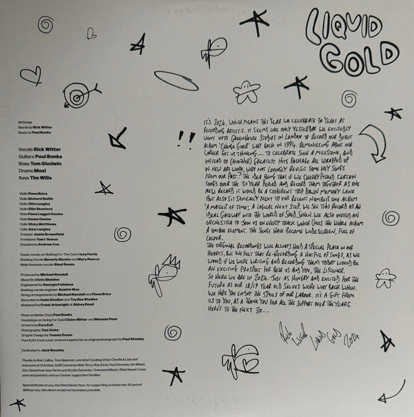 Shed Seven : Liquid Gold (LP + LP, S/Sided, Etch + Album, Ltd, Pin)