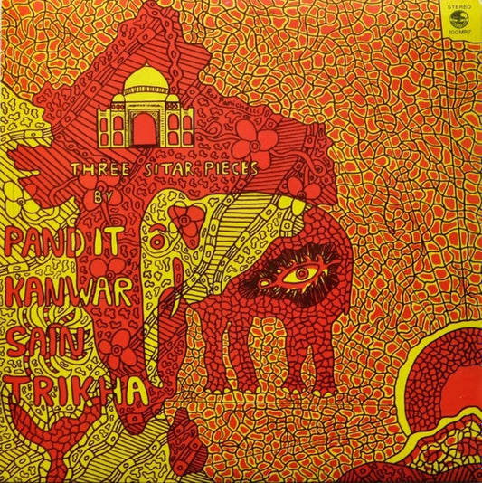 Pandit Kanwar Sain Trikha : Three Sitar Pieces (LP, Album)