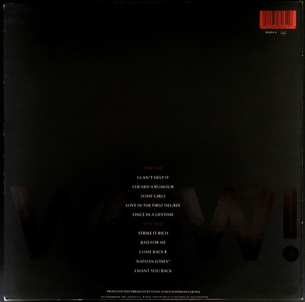 Bananarama : Wow! (LP, Album)