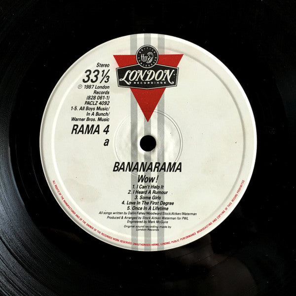 Bananarama : Wow! (LP, Album)