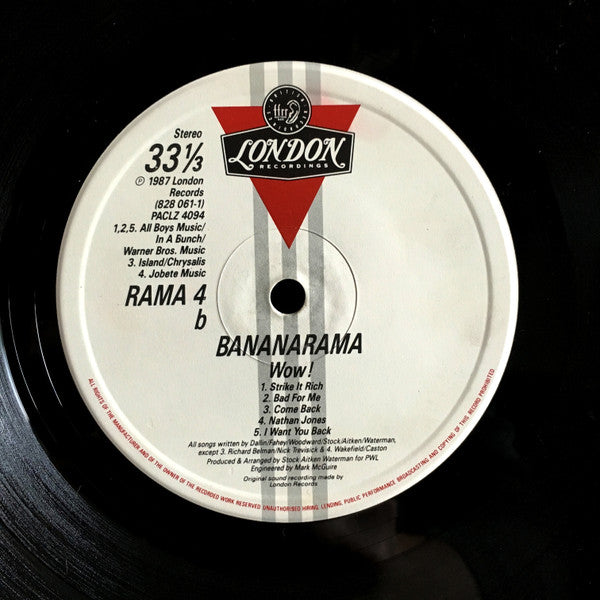 Bananarama : Wow! (LP, Album)