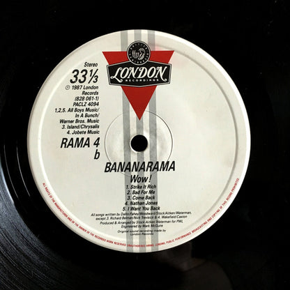 Bananarama : Wow! (LP, Album)