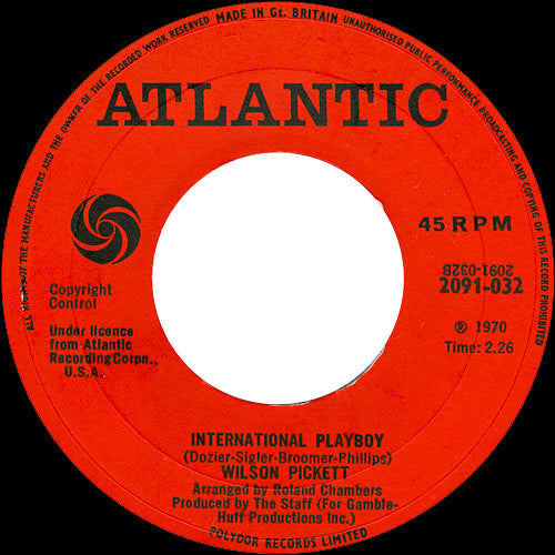 Wilson Pickett : Get Me Back On Time, Engine No 9 (7", Single)