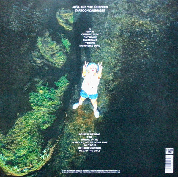 Amyl and The Sniffers : Cartoon Darkness (LP, Album, Ltd, Bla)