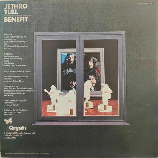 Jethro Tull : Benefit (LP, Album, RE, Whi)