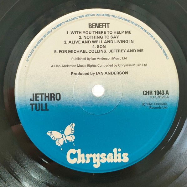 Jethro Tull : Benefit (LP, Album, RE, Whi)