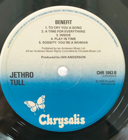 Jethro Tull : Benefit (LP, Album, RE, Whi)