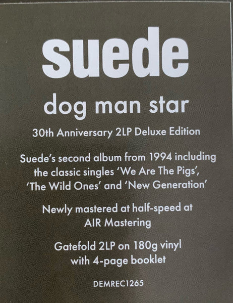 Suede : Dog Man Star (2xLP, Album, RE, RM, 30t)