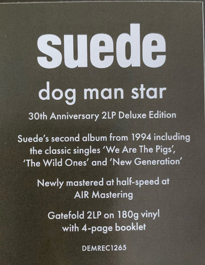 Suede : Dog Man Star (2xLP, Album, RE, RM, 30t)