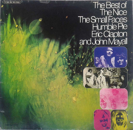 Various : The Best Of The Nice, The Small Faces, Humble Pie, Eric Clapton And John Mayall (2xLP, Comp, Mono, Gat)