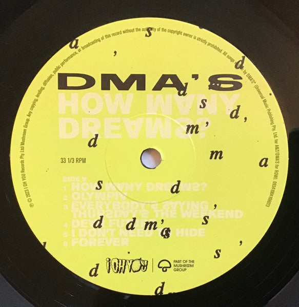 DMA's : How Many Dreams? (LP, Album)