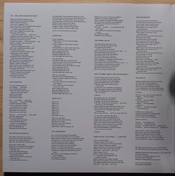Talking Heads : Talking Heads: 77 (LP, Album, RE, RM + LP, Comp + 2xLP + 7", Single, )