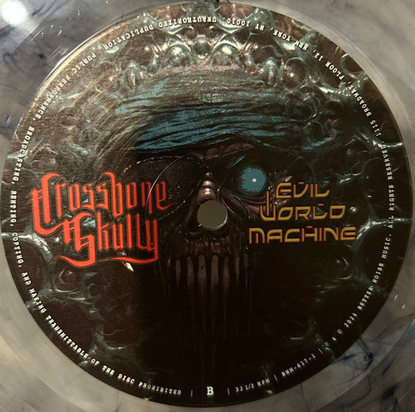 Crossbone Skully : Evil World Machine (LP, Album, S/Edition, Cle)