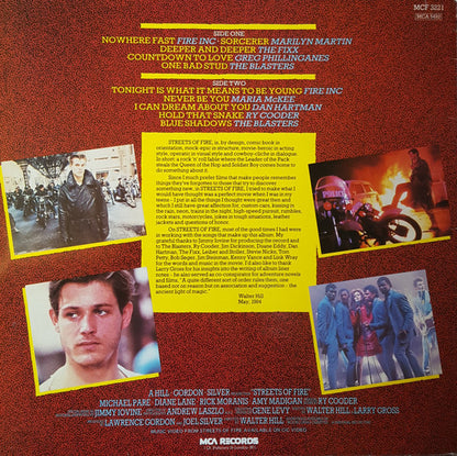 Various : Streets Of Fire (Music From The Original Motion Picture Soundtrack) (LP, Album)