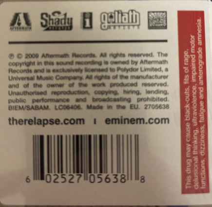 Eminem : Relapse (2xLP, Album, RE, MPO)