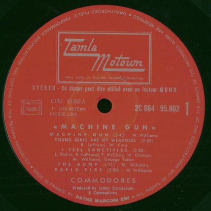 Commodores : Machine Gun (LP, Album)