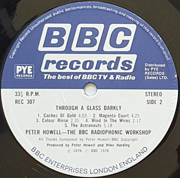 Peter Howell & The Radiophonic Workshop* : Through A Glass Darkly (LP)