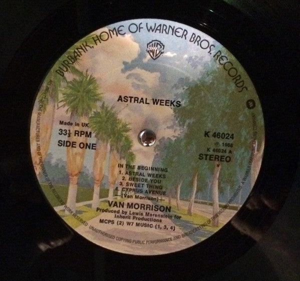 Van Morrison : Astral Weeks (LP, Album, RP)