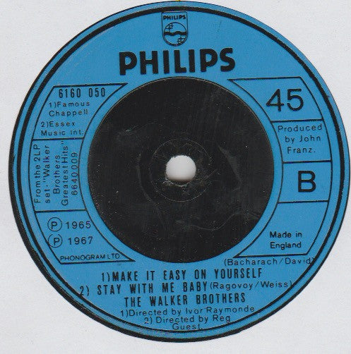 The Walker Brothers : The Sun Ain't Gonna Shine Anymore (7", EP)