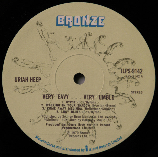 Uriah Heep : ...Very 'Eavy ... Very 'Umble (LP, Album, RE)