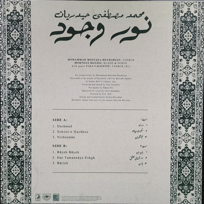محمد مصطفی هایداریان* : Noor-e Vojood (LP, Album, Ltd)