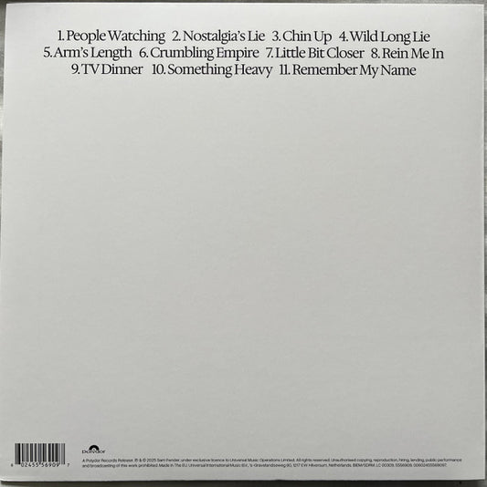Sam Fender : People Watching (LP, Album, Ltd, Pic, Fri)