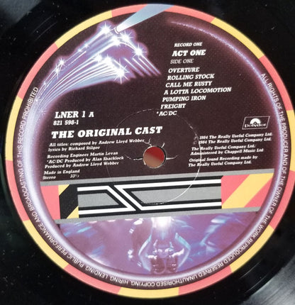 Andrew Lloyd Webber : Starlight Express - The Original Cast (2xLP, Album, Gat)