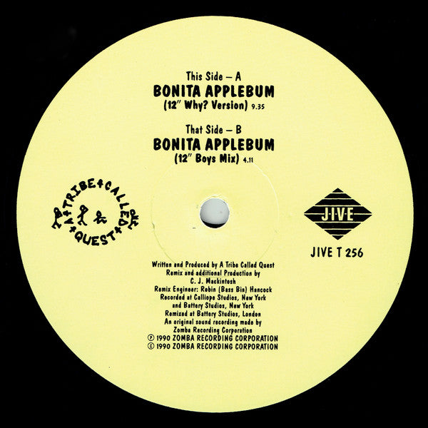 A Tribe Called Quest : Bonita Applebum (12")