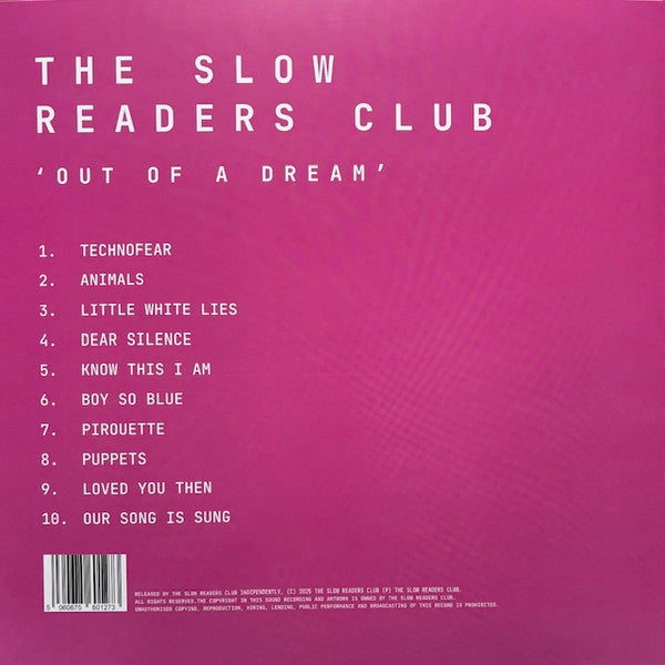 The Slow Readers Club : Out Of A Dream (LP, Album, Clo)