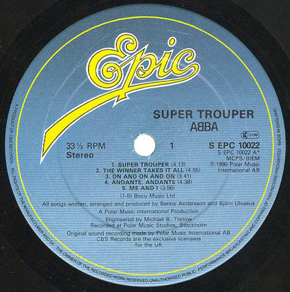 ABBA : Super Trouper (LP, Album)