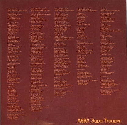 ABBA : Super Trouper (LP, Album)