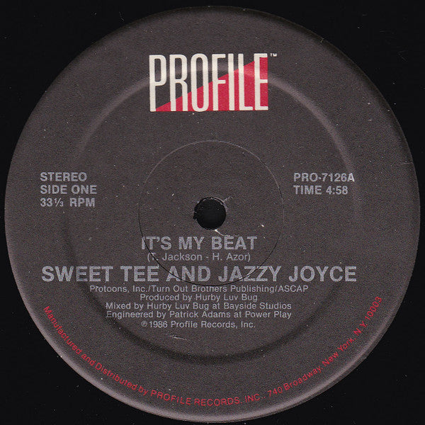 Sweet Tee And Jazzy Joyce : It's My Beat (12")