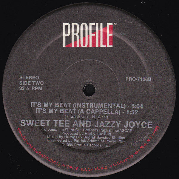 Sweet Tee And Jazzy Joyce : It's My Beat (12")